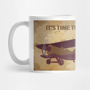 Retro plane Mug